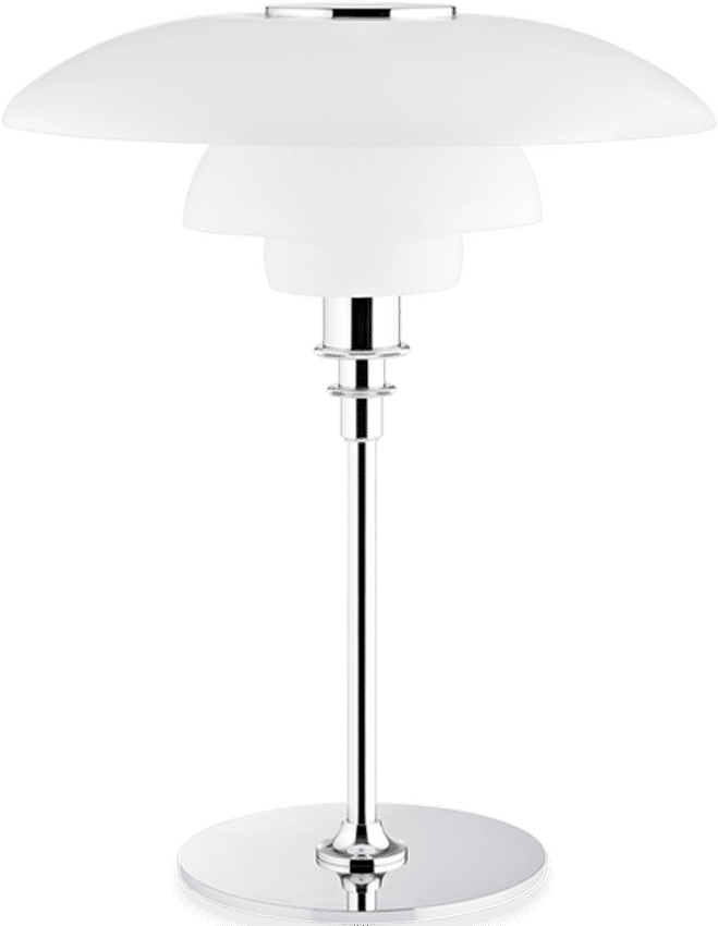 PH 4.5 - 3.5 Style Table Lamp Chrome image.
