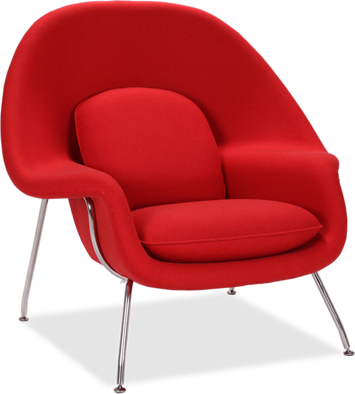 Womb Chair Wool/Deep Red image.
