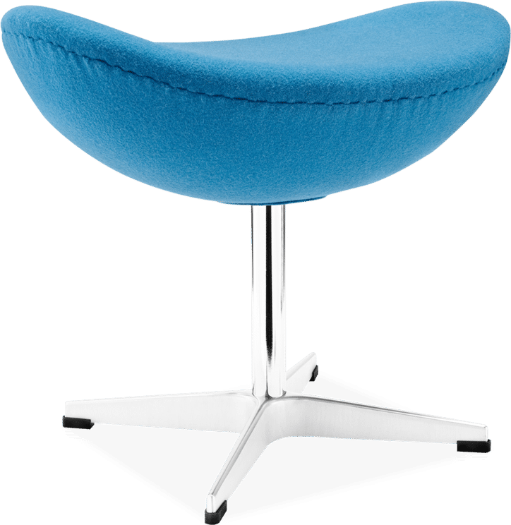 Egg Stool Wool/Without piping/Morocan Blue image.