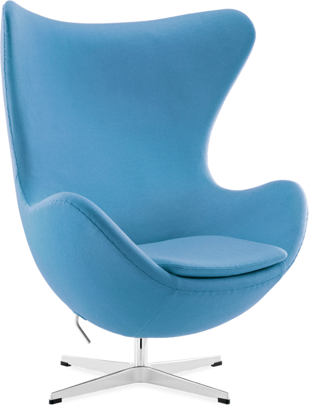 The Egg Chair Wool/Without piping/Morocan Blue image.