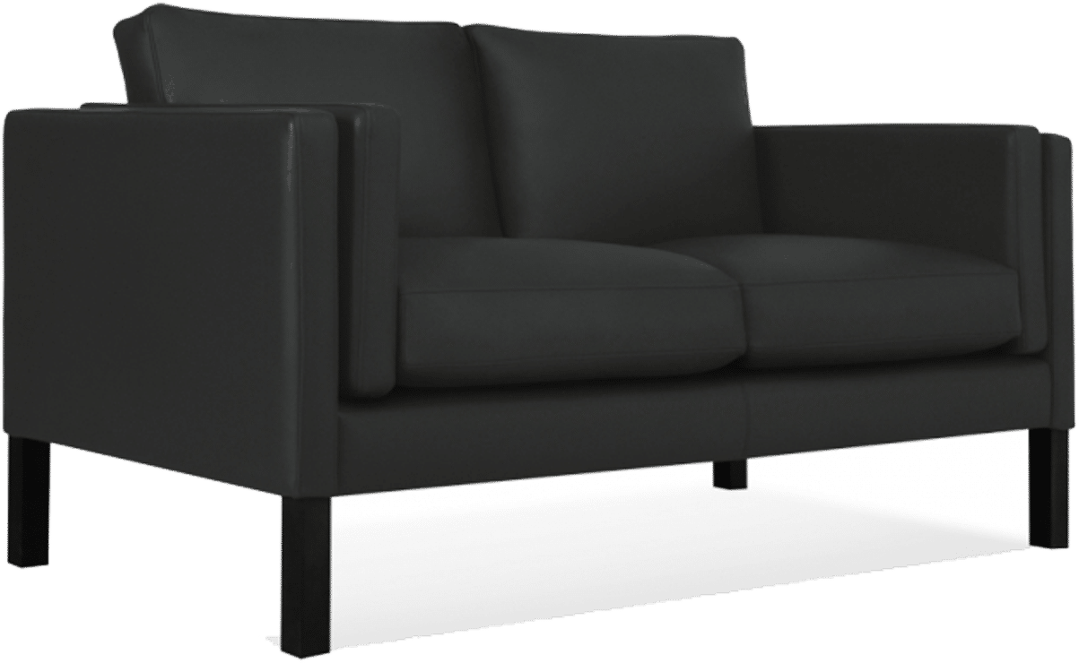 2332 Two Seater Sofa Premium Leather/Black  image.