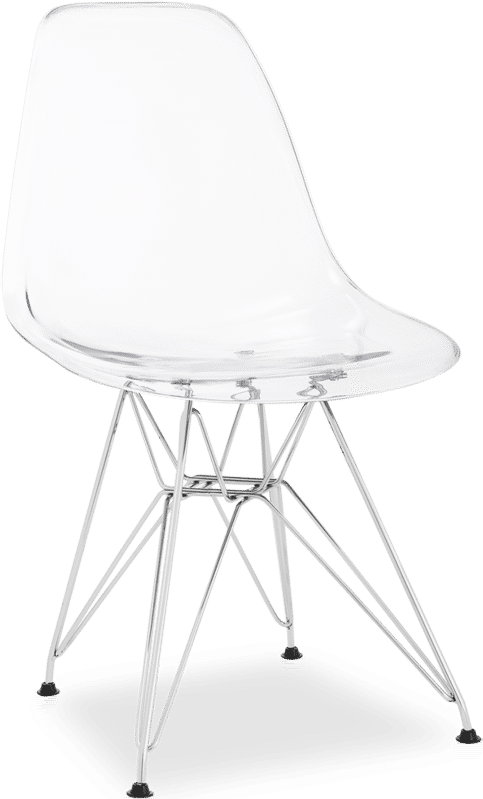DSR Style Transparent Chair Clear image.