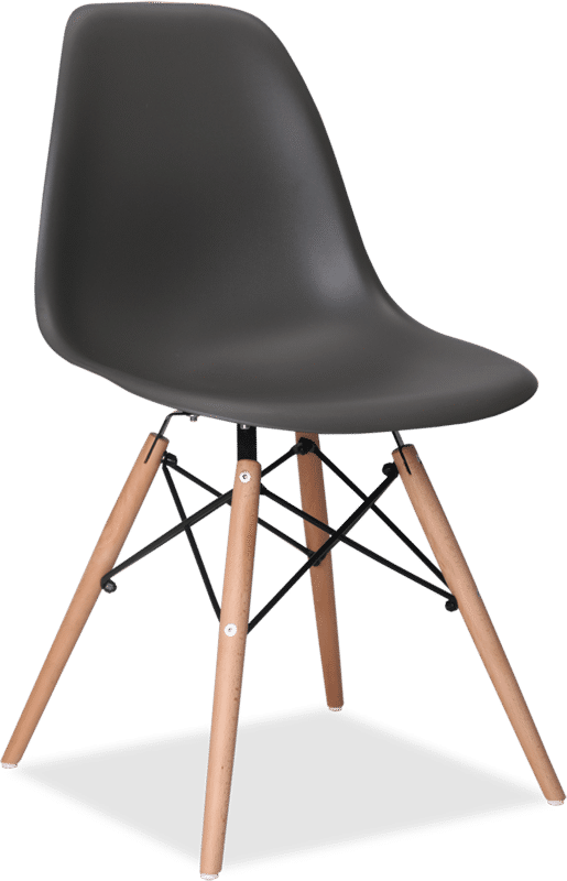 DSW Style Chair Basalt/Light Wood image.
