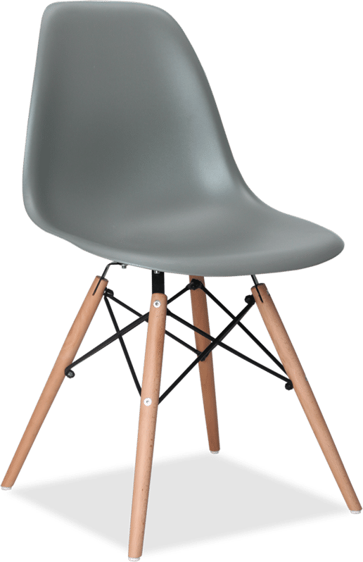 DSW Style Chair Moss Grey/Light Wood image.