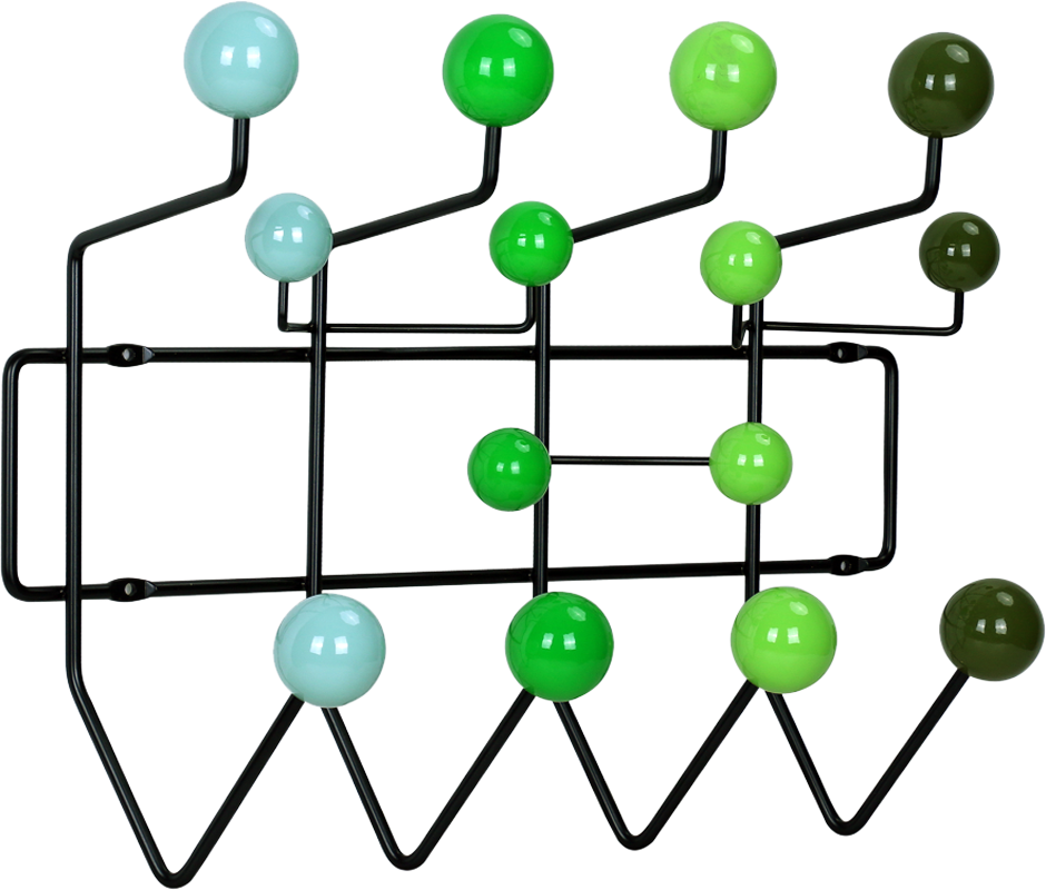 Hang It All Coat Rack – Green Multitone | Charles Eames