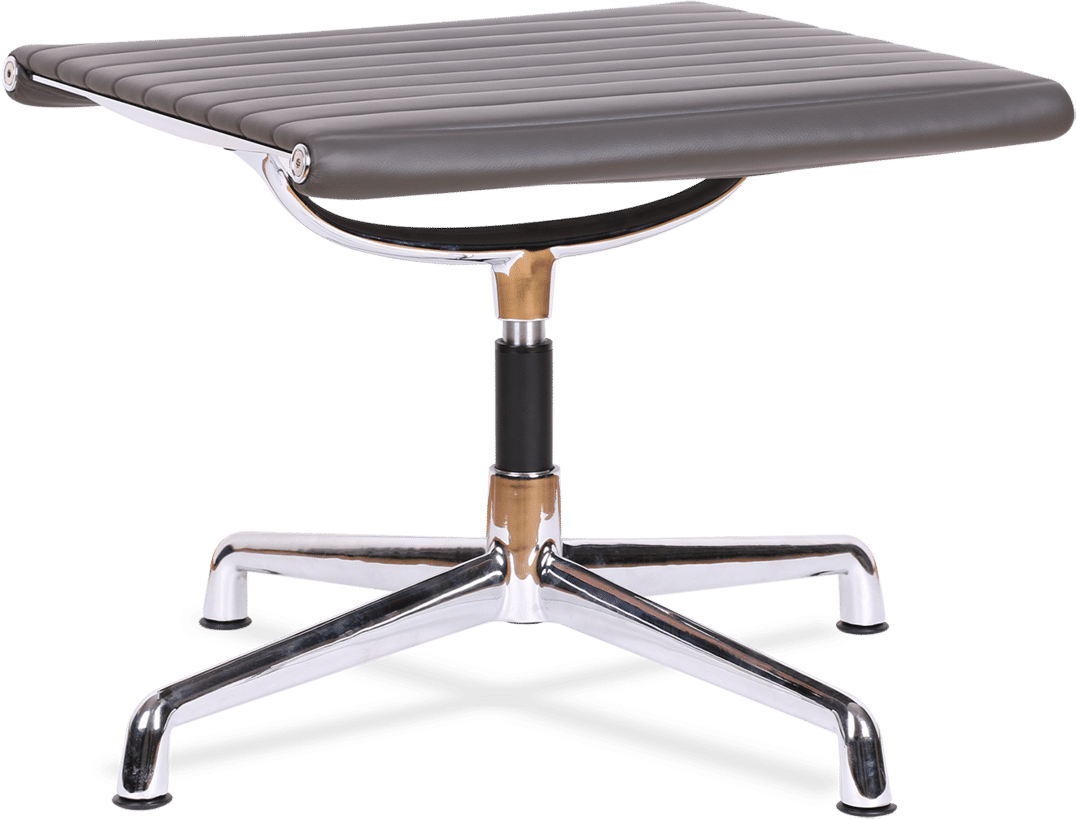 Eames Style Lounge Chair Stool EA125 Grey image.