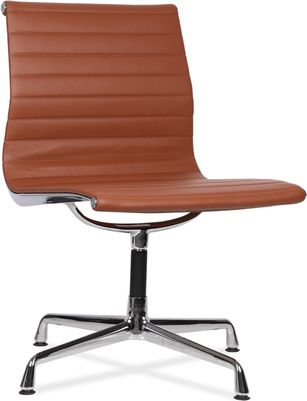 Eames Style Office Chair EA105 Leather    Tan image.