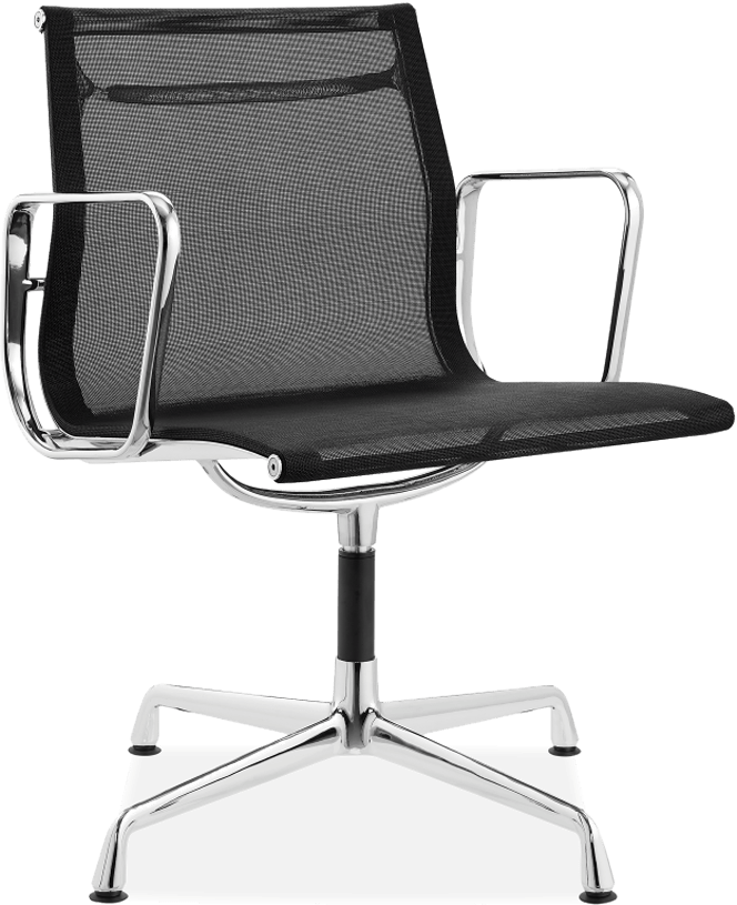 Eames Style Office Chair EA108 Mesh Black image.