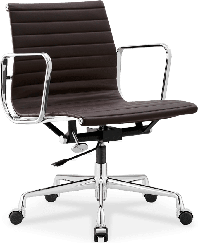 Eames Style Office Chair EA117 Leather Coffee image.