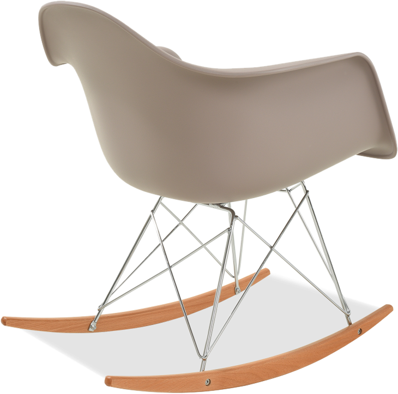 Muave Rocking Chair Charles Eames RAR Rocking Chair – Mauve Light Wood | Mobelaris