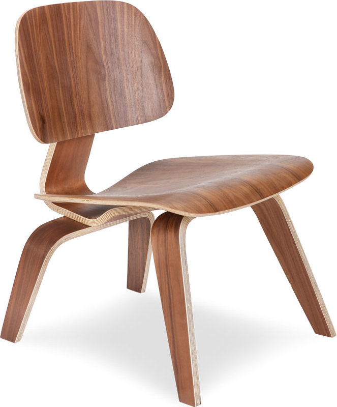 Eames Style LCW Chair Walnut image.