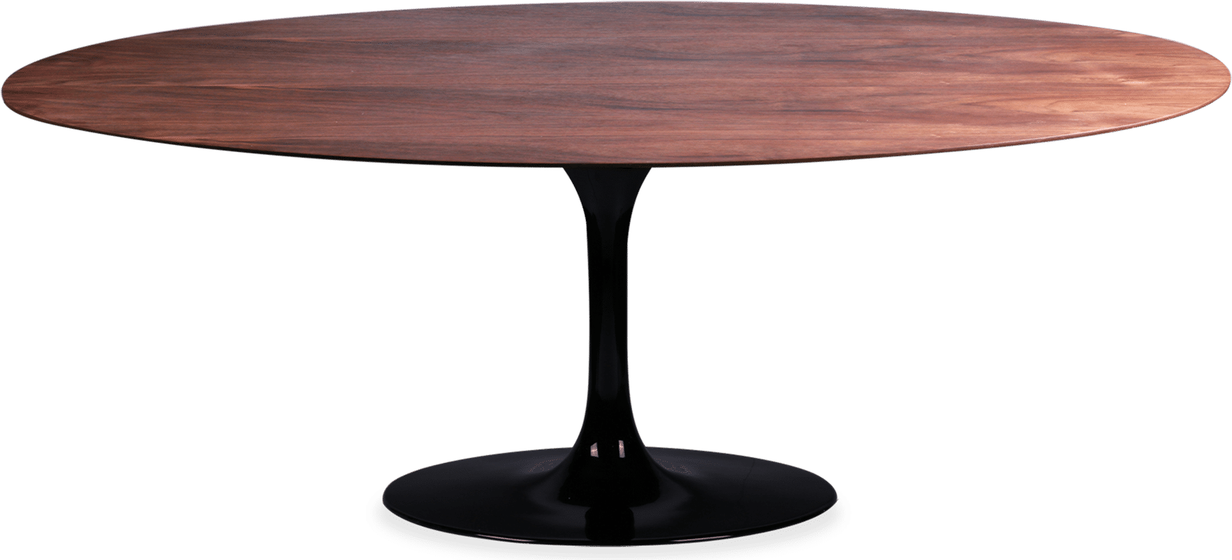 Black oval tulip sale table
