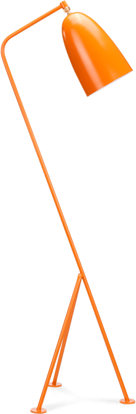 Grasshopper Style Floor Lamp Orange image.