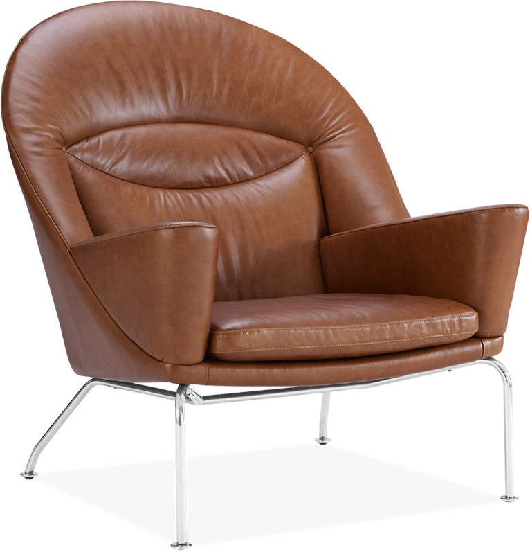 Oculus Chair Premium Leather/Dark Tan image.