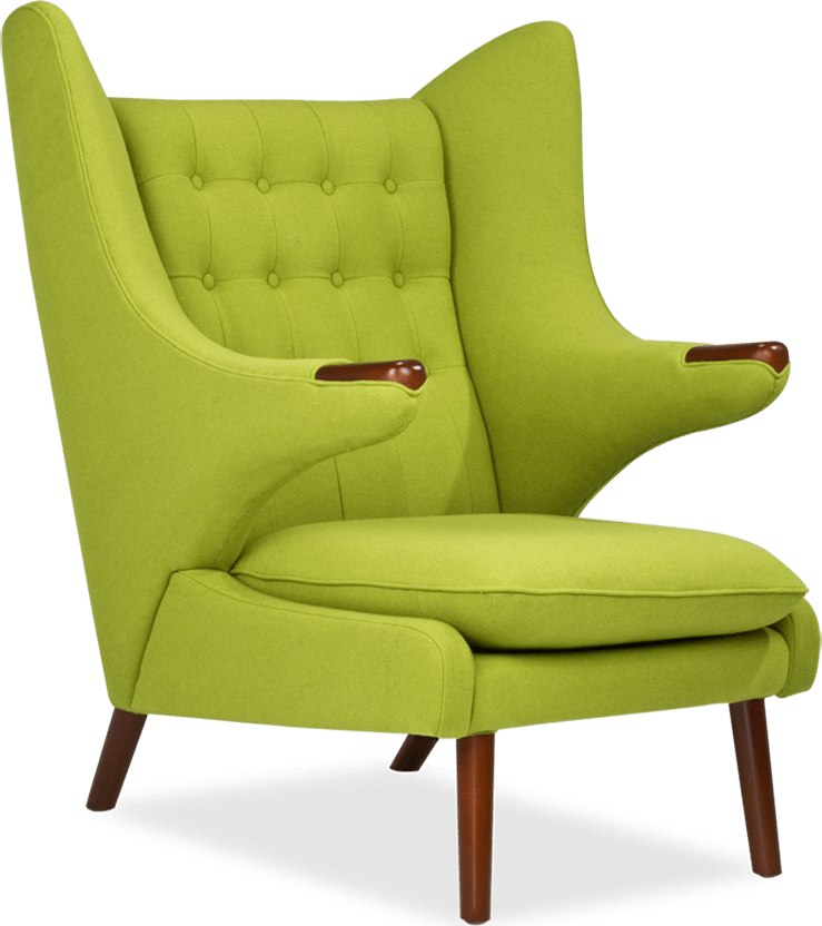 Teddy Bear Chair Wool/Light Green image.