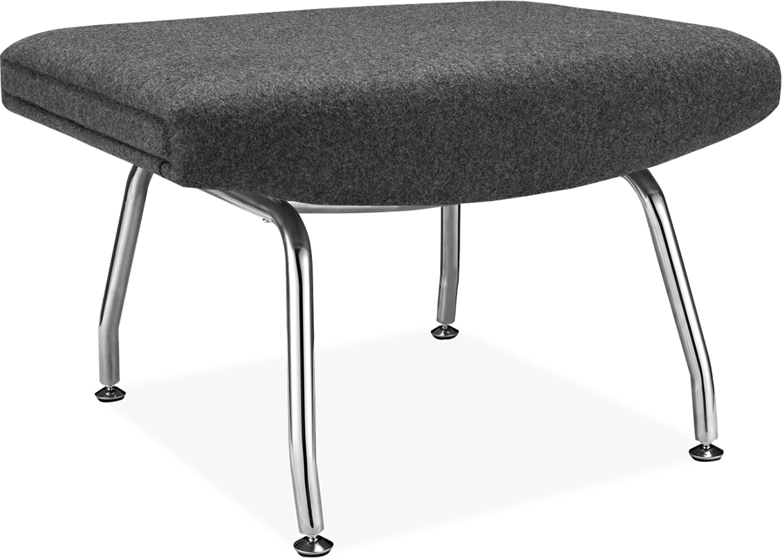 OX Ottoman Wool/Charcoal Grey image.
