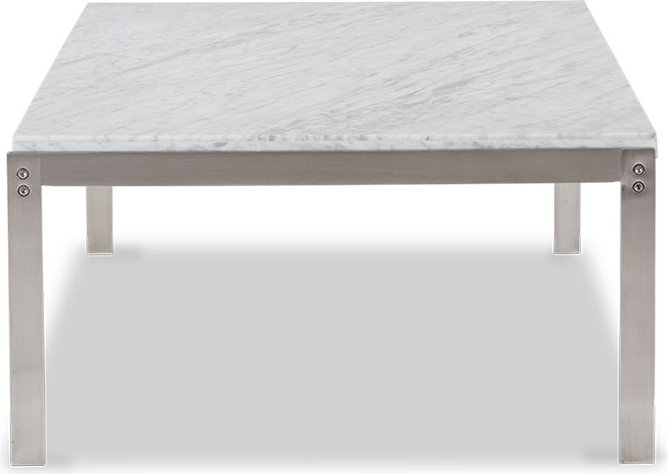 PK63 Coffee Table White Marble Mobelaris