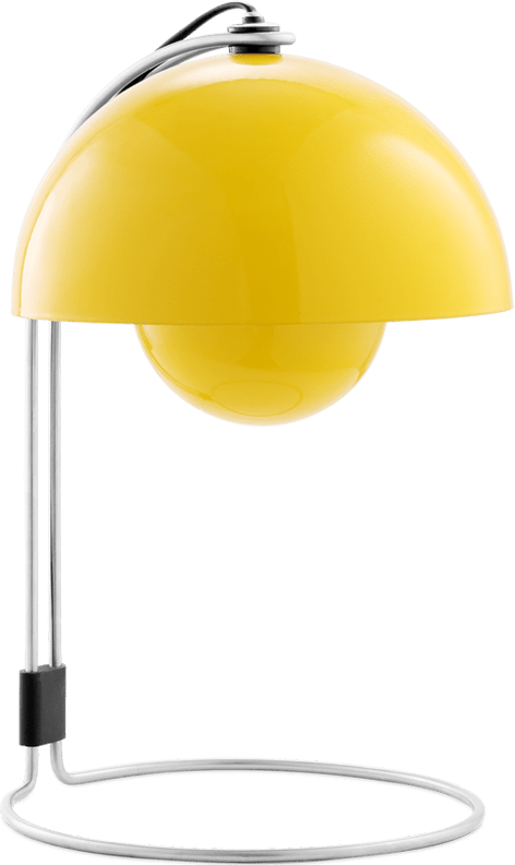 Flowerpot VP4 Style Table Lamp Yellow image.