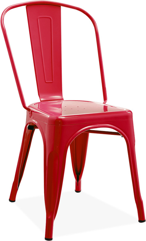 Tolix A Chair  Red image.