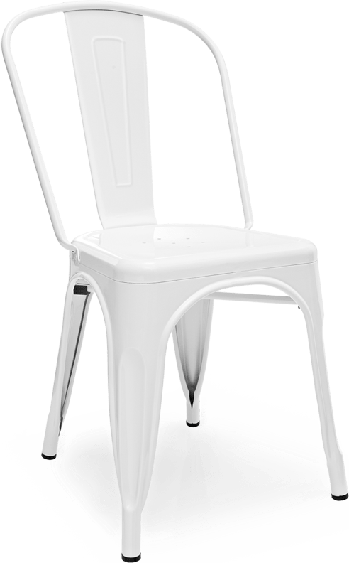 Tolix A Chair  White image.
