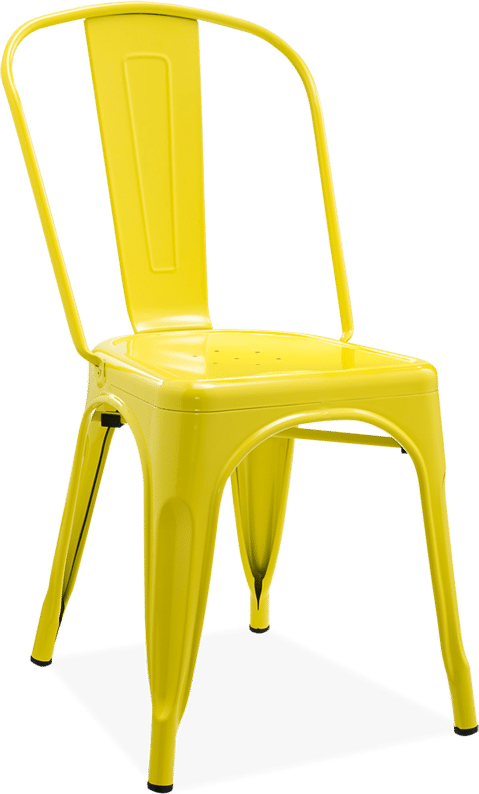 Tolix A Chair  Yellow image.