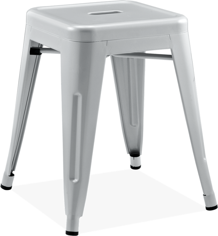 Tolix Stool Silver image.