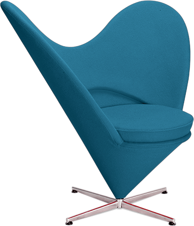Heart Chair Morocan Blue image.