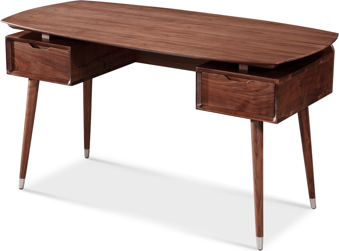 Walnut shop desk small