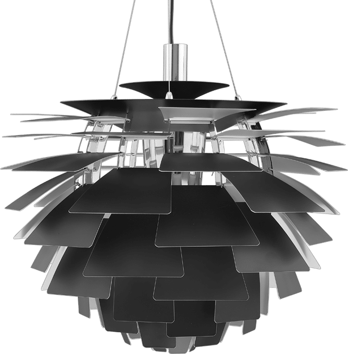 Artichoke Lamp  Black/72 CM image.