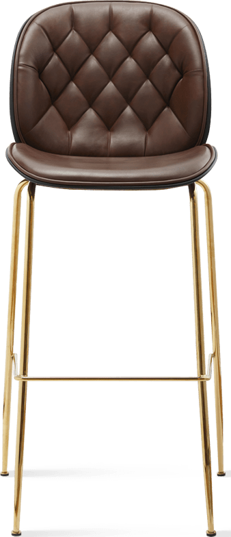 Beetle Style Barstool Antique Brown