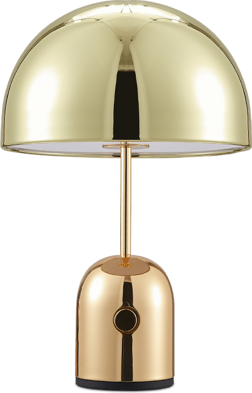 Bell Style Table Lamp Gold image.