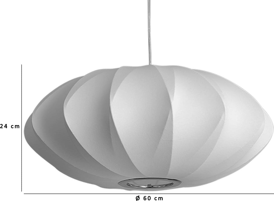Bubble Lamp Crisscross Saucer 60 CM Mobelaris