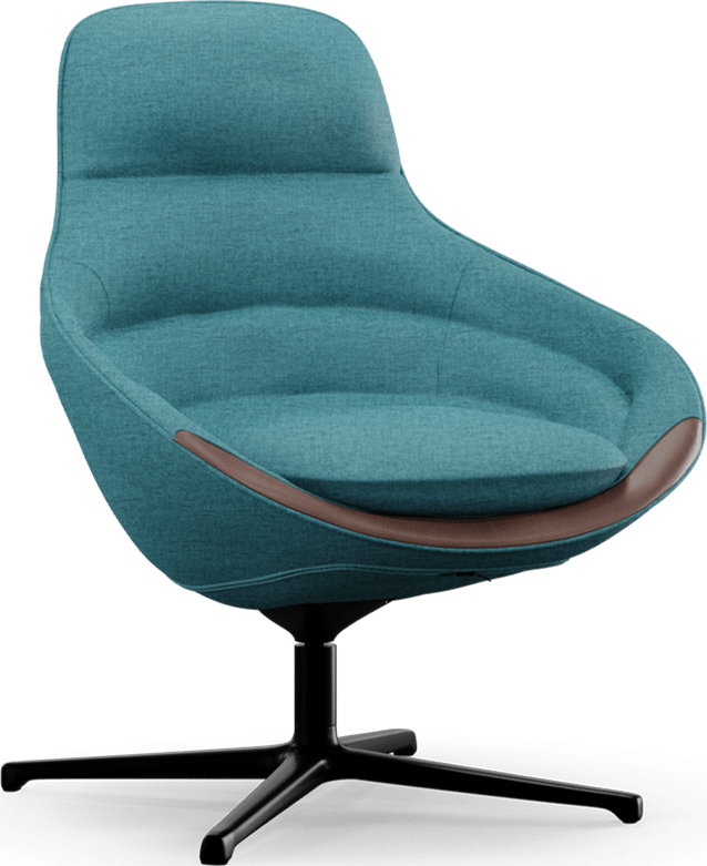 Bugsy High Back Lounge Chair Blue image.