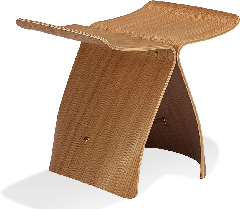 Butterfly Stool Oak Veneer image.