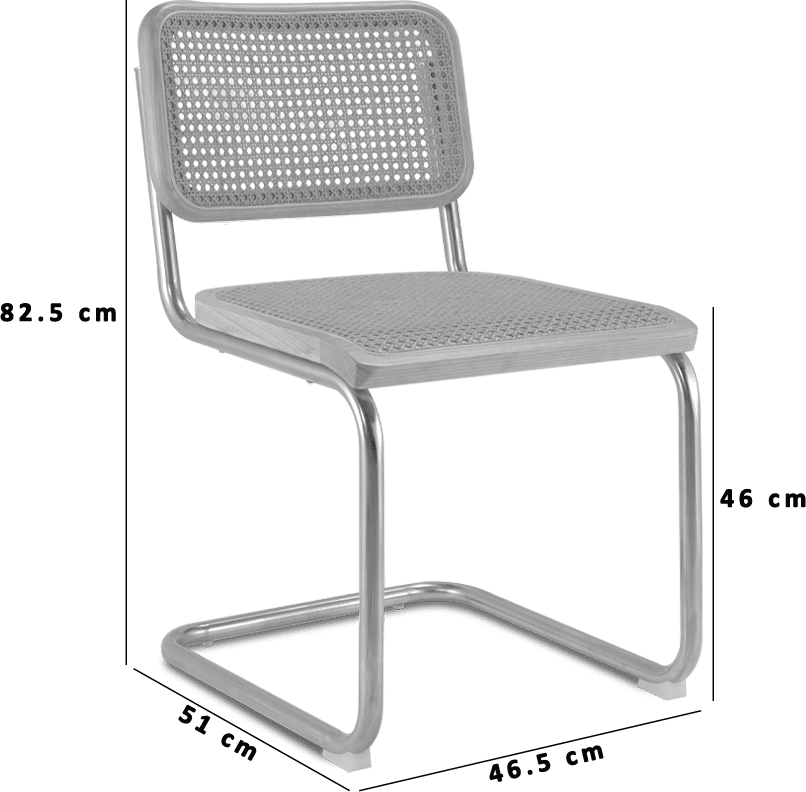 Cesca Side Chair Marcel Breuer Dining Chair By Mobelaris Mobelaris