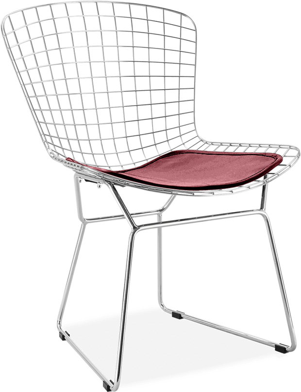 Wire Chair Deep Red image.