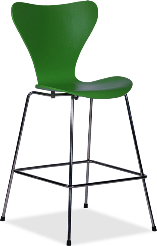 Series 7 Counter Stool Plywood/Green image.