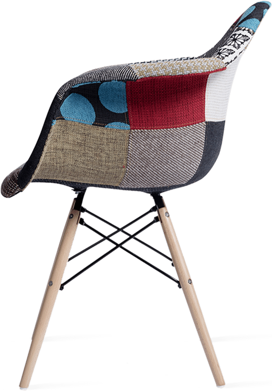 Upholstered shop eiffel chair