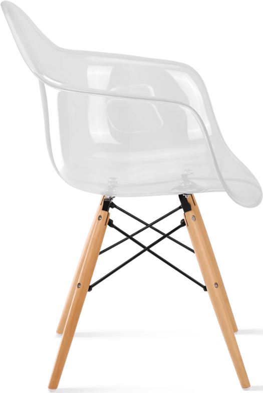 Transparent online eiffel chair