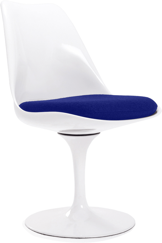 Tulip Chair - Fibreglass Blue/White image.
