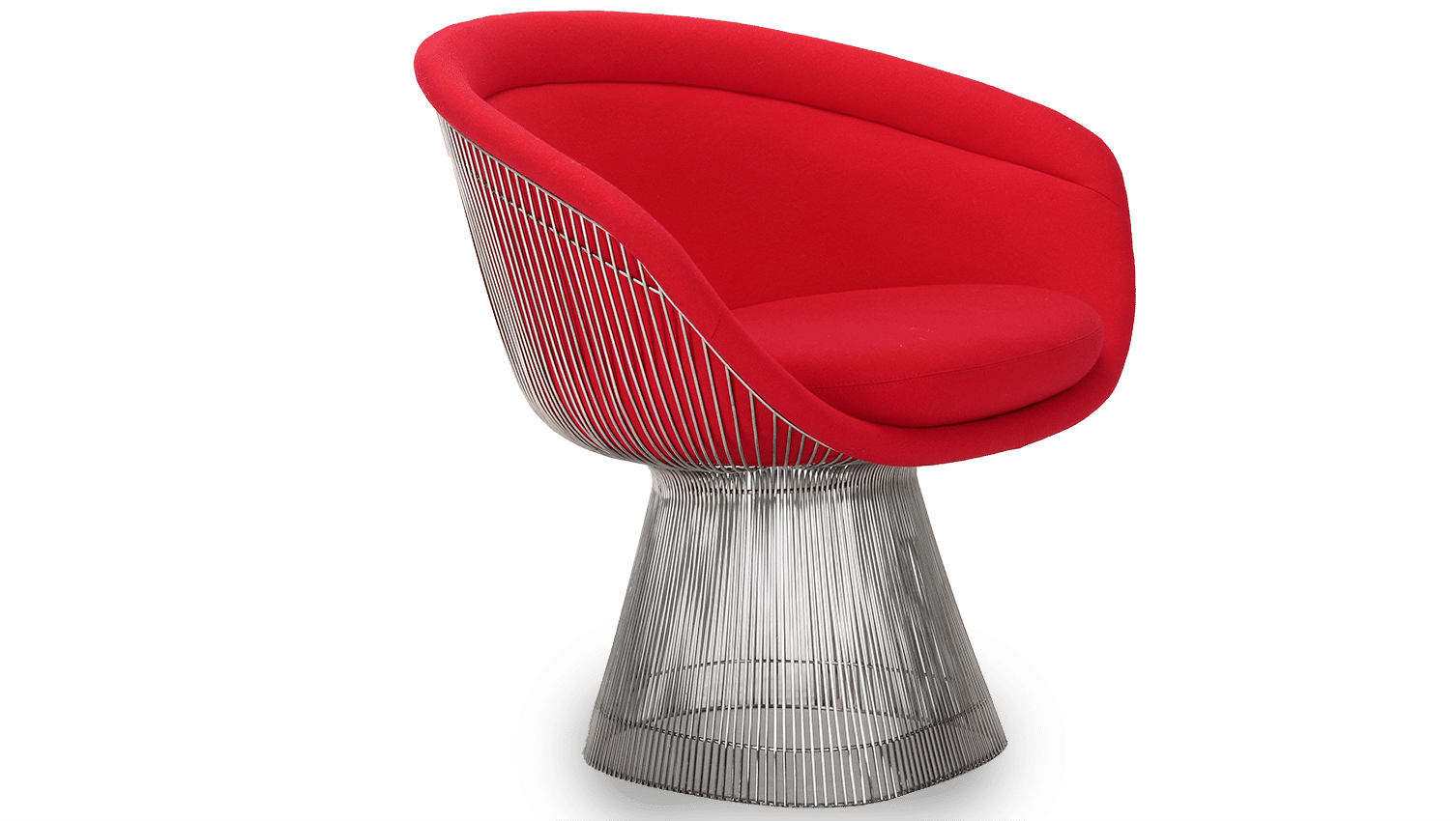 Platner Lounge Chair Wool/Orange image.