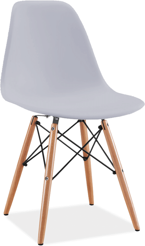 DSW Style Chair Mauve/Light Wood image.