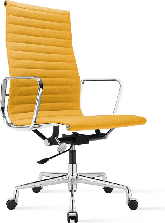 Eames Style Office Chair EA119 Fabric Yellow image.
