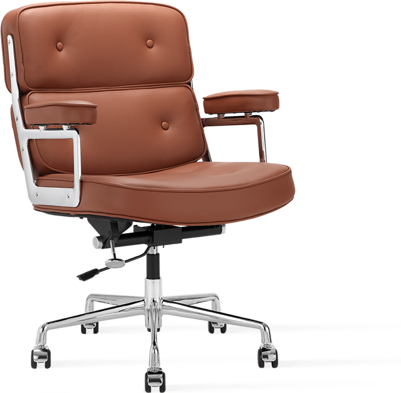 Eames Style ES104 Lobby Chair Tan image.