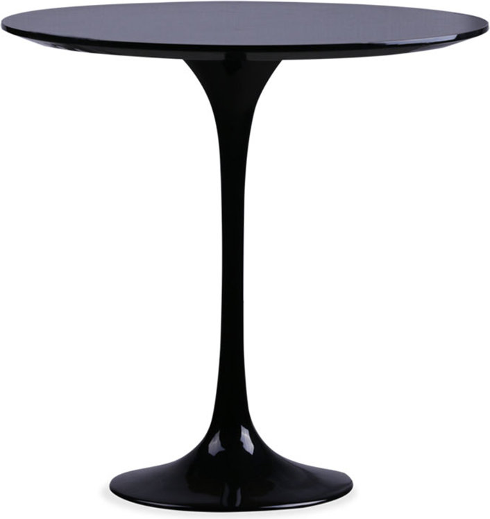 Tulip Side Table Fibreglass/Black image.