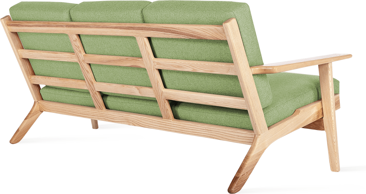 GE 290 Plank 3 Seater Sofa Hans Wegner Armchair Inspired by Mobelaris Mobelaris