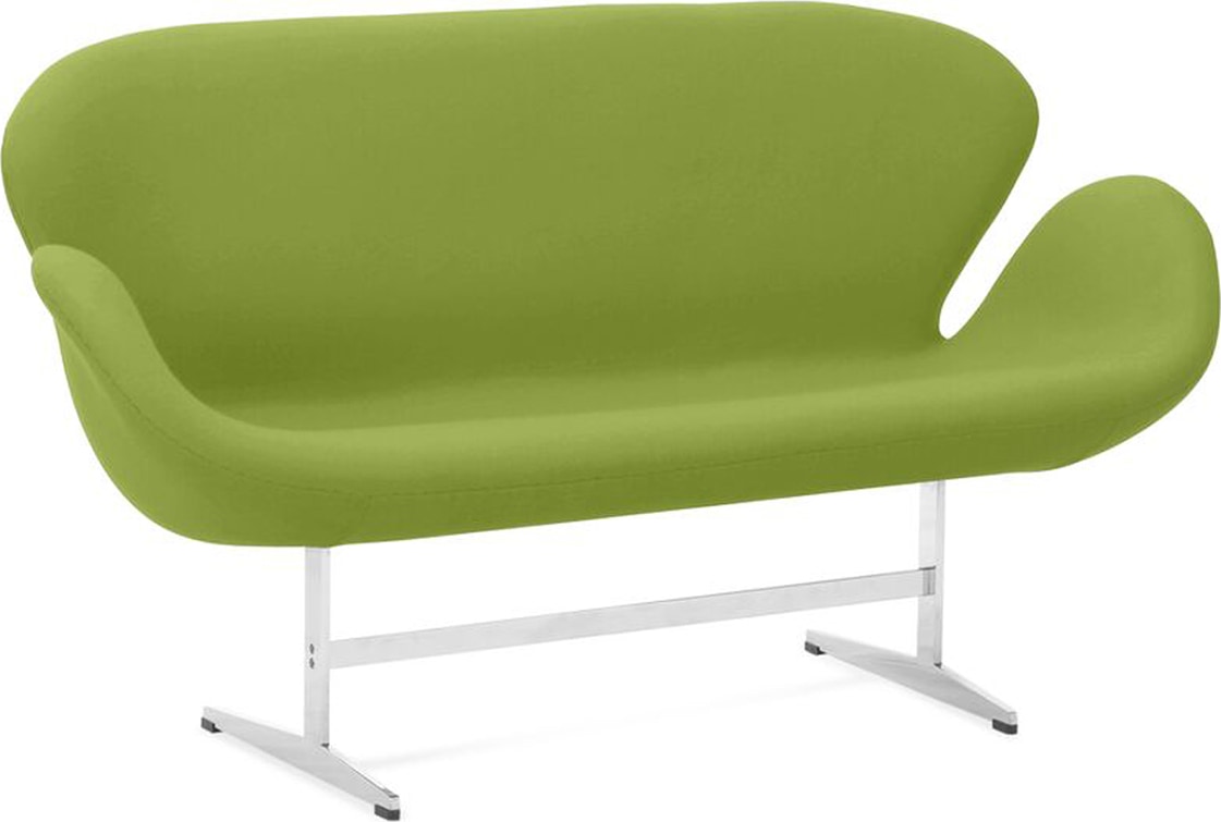The Swan Sofa Wool/Light Green image.