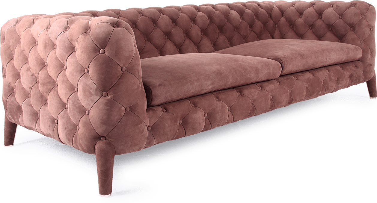 Windsor 2 Seater Sofa  Premium Leather/Buck Brown image.