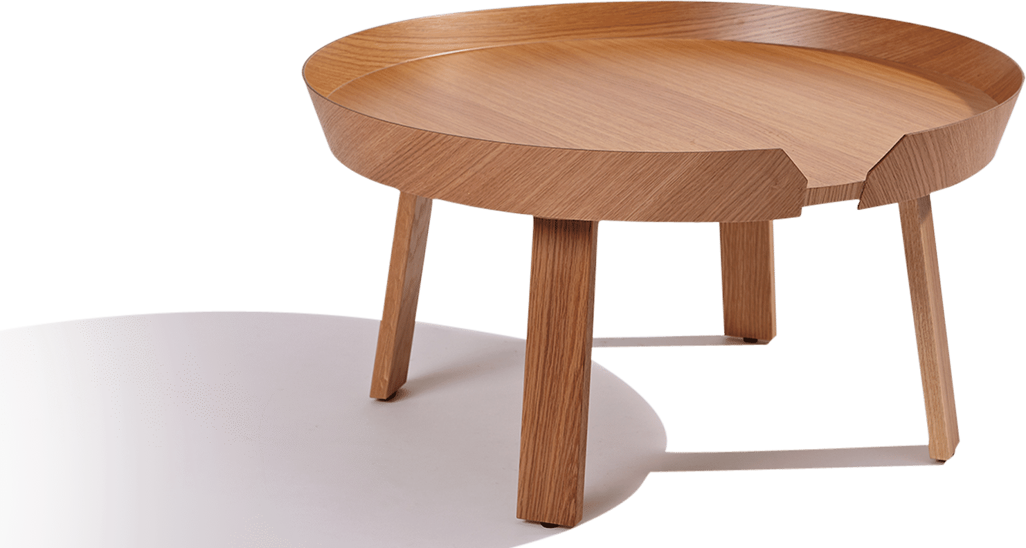 Around Coffee Table - Large Oak Veneer image.