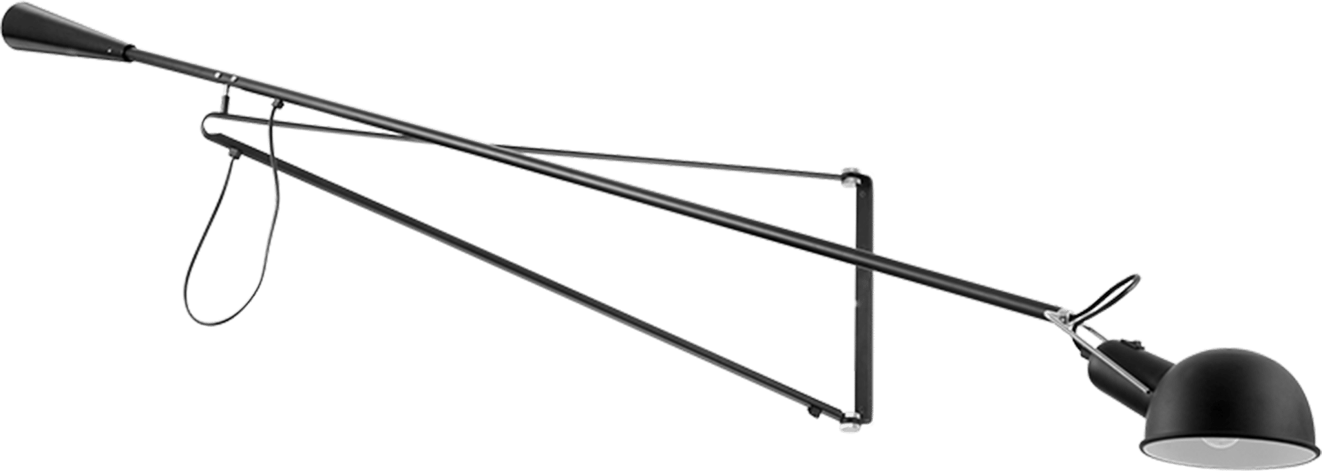 Black 265 Wall Lamp – Paolo Rizzatto Modern Style | Mobelaris